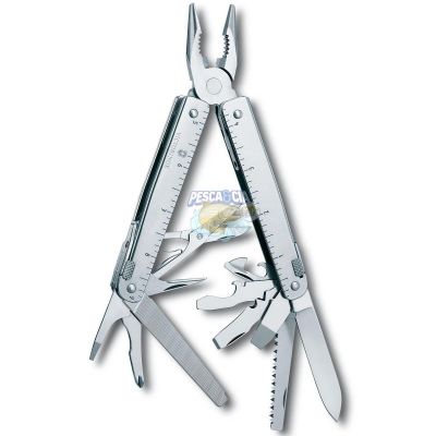 Alicate Victorinox Swiss Tool X Com Tesoura e Bolsa de Couro