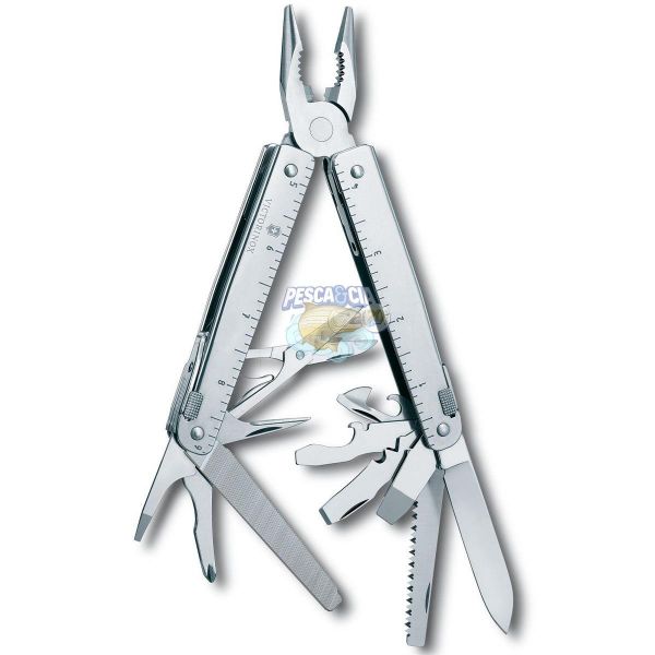 Alicate Victorinox Swiss Tool X Com Tesoura e Bolsa de Couro