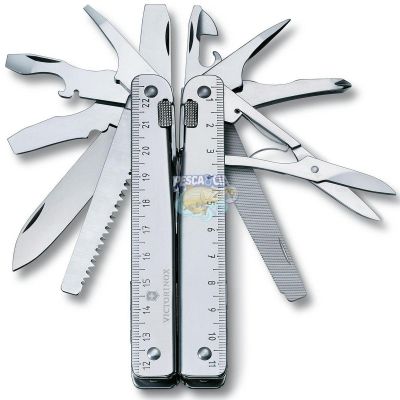 Alicate Victorinox Swiss Tool X Com Tesoura e Bolsa de Couro