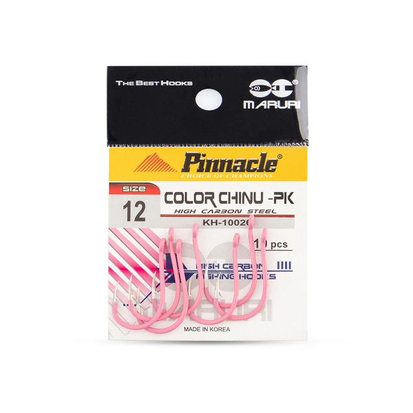 Anzol Maruri Pinnacle Color Chinu N. 04 BK 10 Unidades Ref.13158