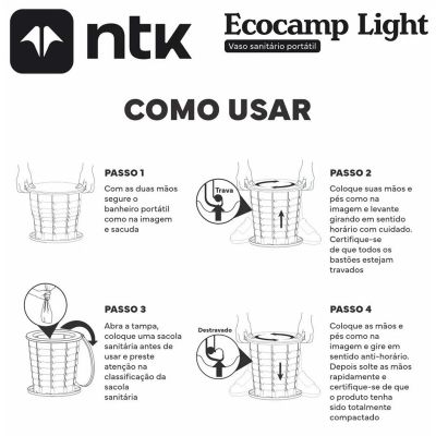 Banheiro Nautika Ecocamp Light 15l