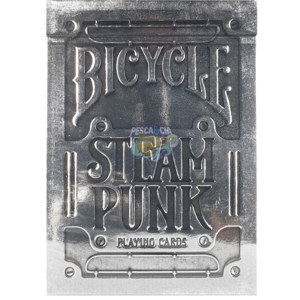 Baralho Jogos De Cartas Bicycle Silver Steampunk