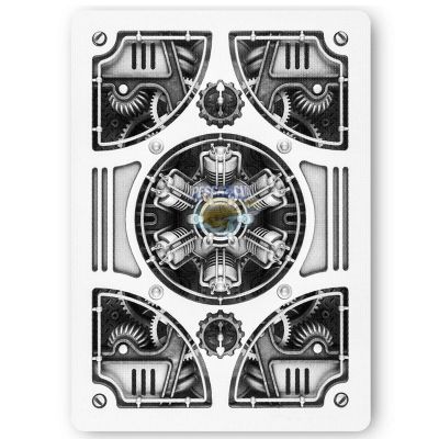 Baralho Jogos De Cartas Bicycle Silver Steampunk