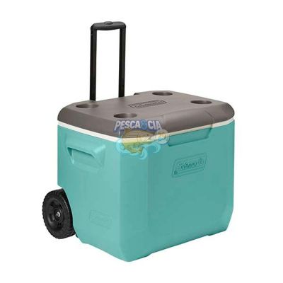 Caixa Térmica com Rodas 60QT 58L Seafoam Coleman