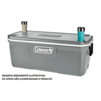 Caixa Térmica Coleman 150qt 142L 316 Series Silver Ash