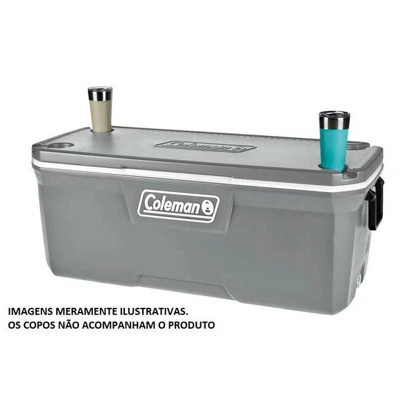 Caixa Térmica Coleman 150qt 142L 316 Series Silver Ash