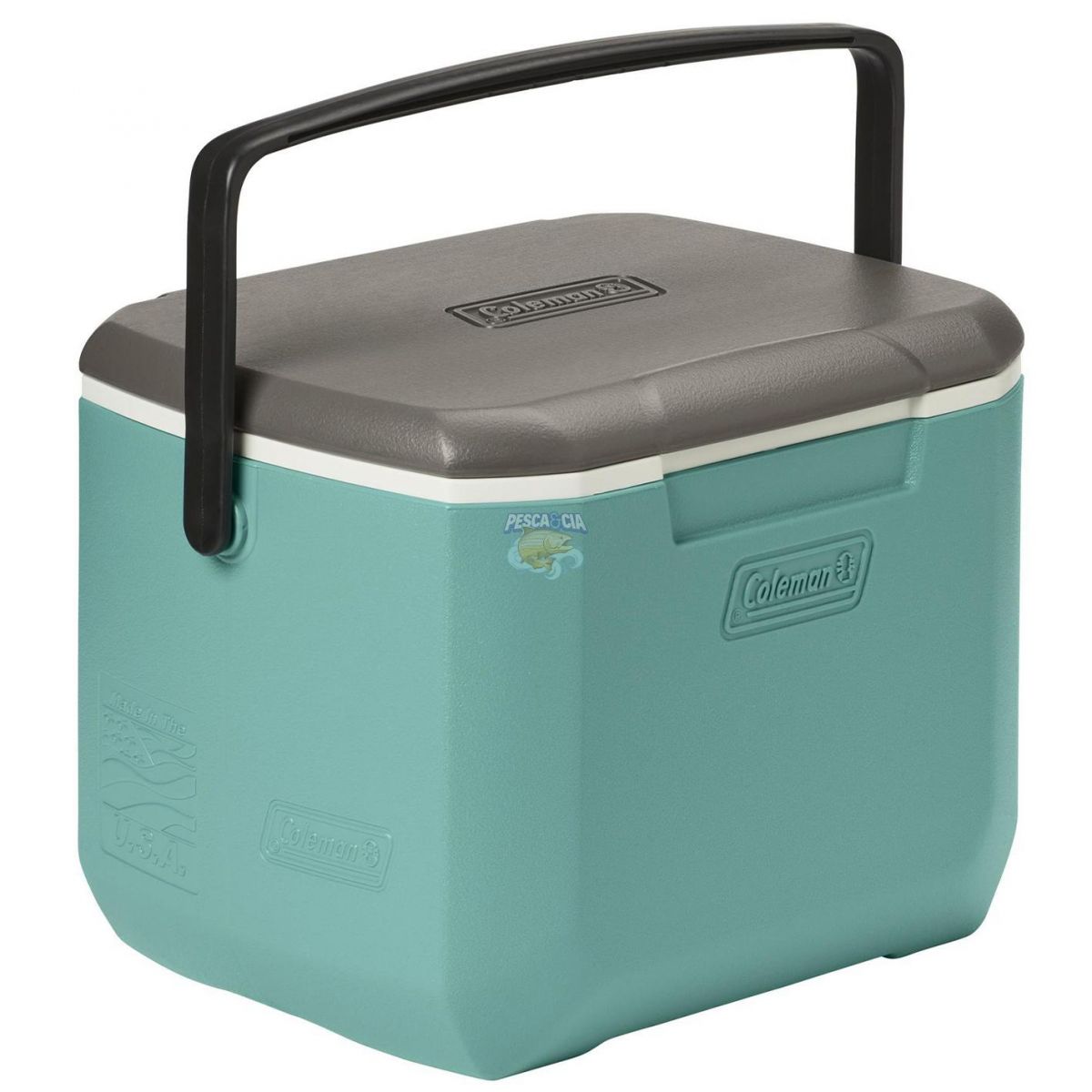 Caixa Térmica Coleman 30QT / 28,3L Seafoam Com Alça - Verde 