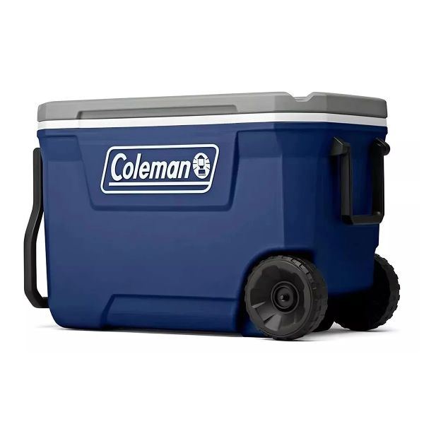 Caixa Térmica Coleman 62qt 58l 316 Séries Lakeside Azul com Rodas