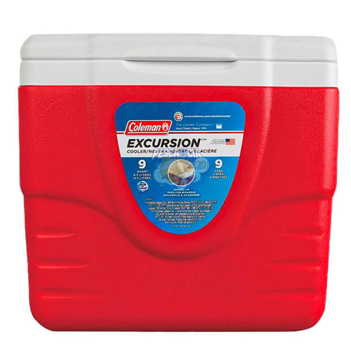 Caixa Térmica Coleman 9QT 8.5LT Vermelha Antiga