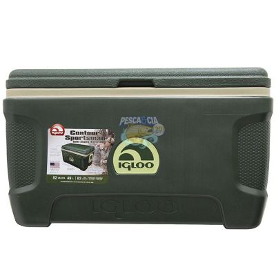 Caixa Termica Contour 52 Qt Verde Igloo