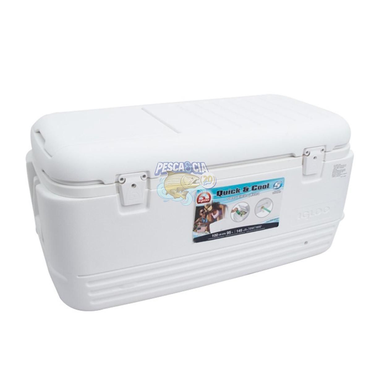 Caixa Termina Igloo Quick & Cool 100QT Branco