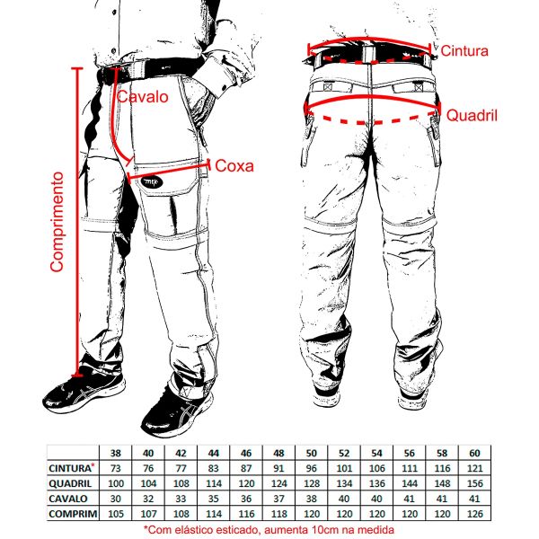 Calça Amazon MTK Platina Tam. 38 