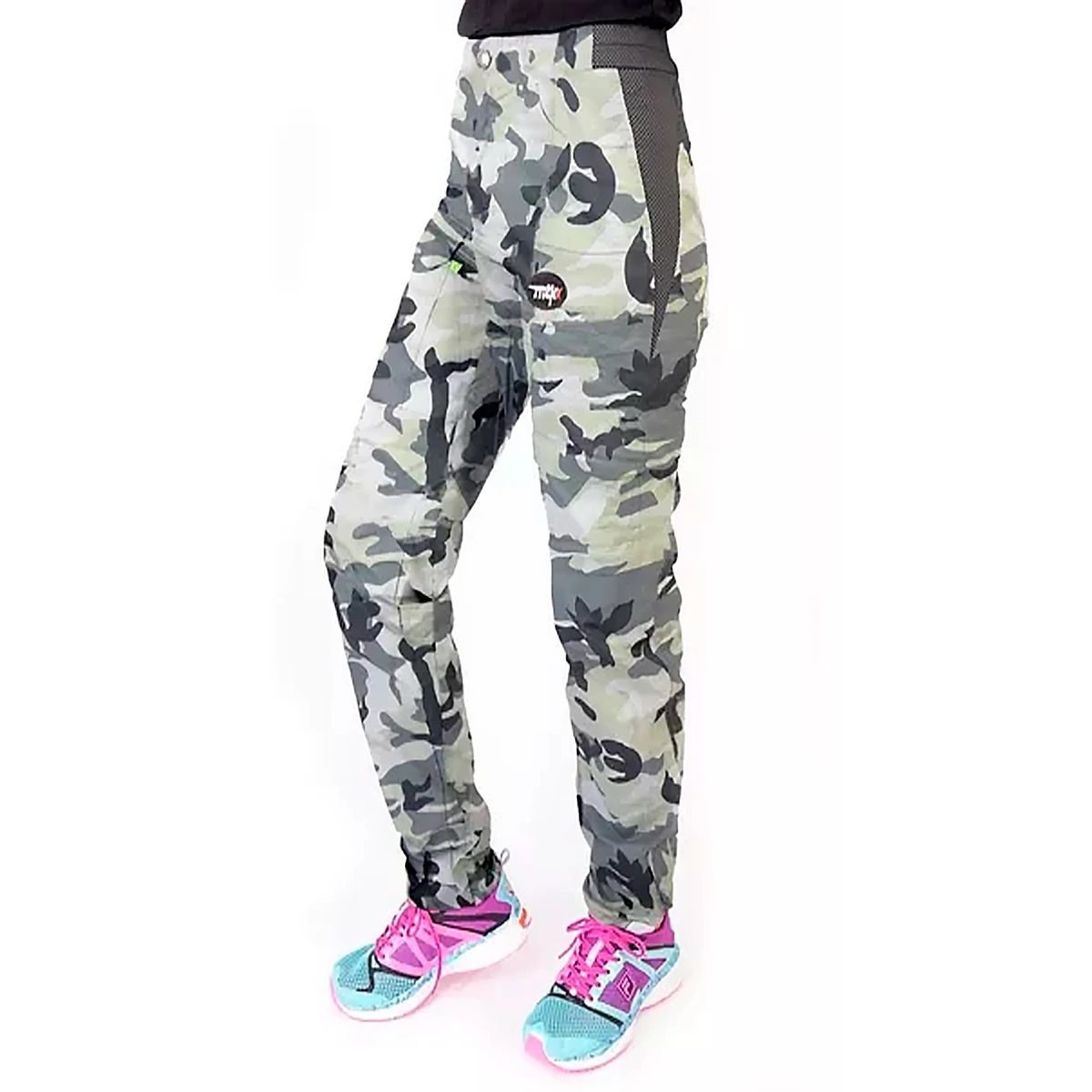 Calça Feminina Athena Camuflado Cinza Tam.36