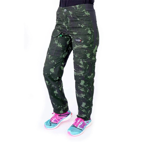 Calça Feminina Venus Camuflado Verde Tam.38