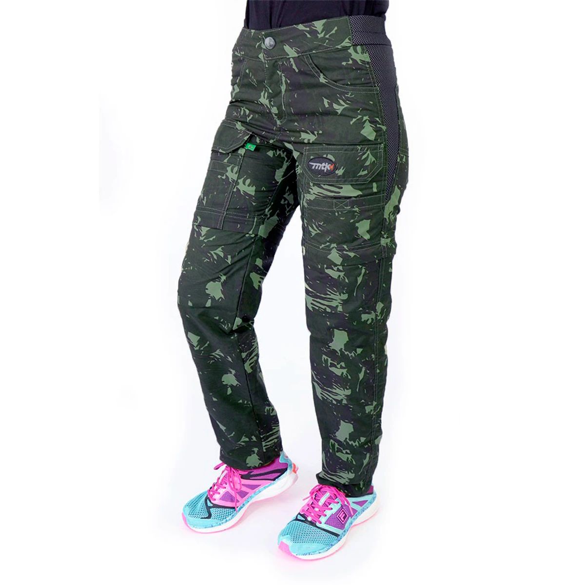 Calça Feminina Vênus Camuflado Verde Tam.44