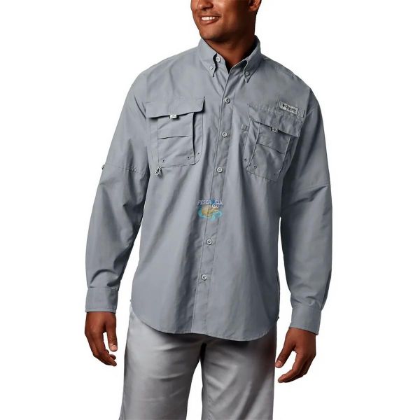 Camisa Bahama II Columbia Cinza PP