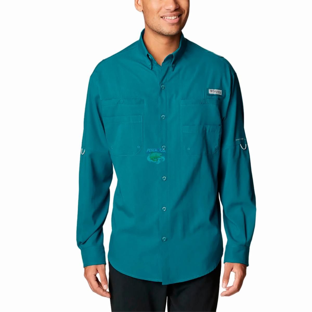 Camisa Columbia Tamiami II Pacific Blue GG