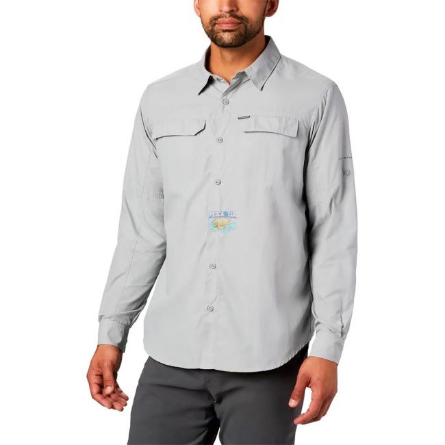 Camisa Columbia Silver Ridge Lite Cinza P