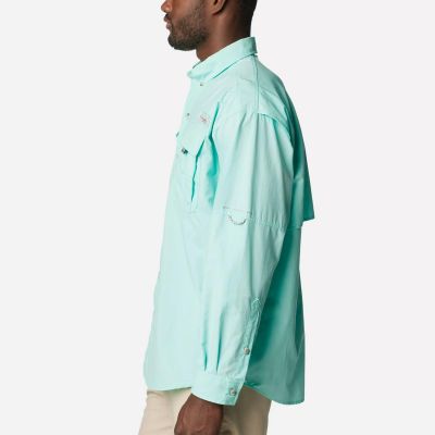 Camisa Columbia Bahama II Dark Army Verde Água Tam. P