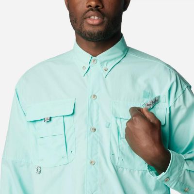 Camisa Columbia Bahama II Dark Army Verde Água Tam.M