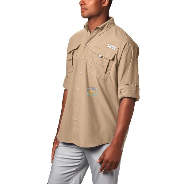 Camisa Columbia Bahama II Fossil Tam. PP