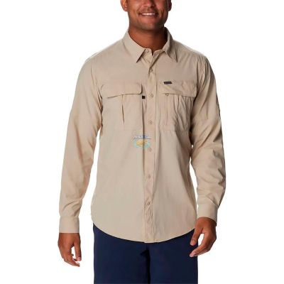 Camisa Columbia M/L Newton Ridge II Caqui G