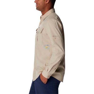 Camisa Columbia M/L Newton Ridge II Caqui G