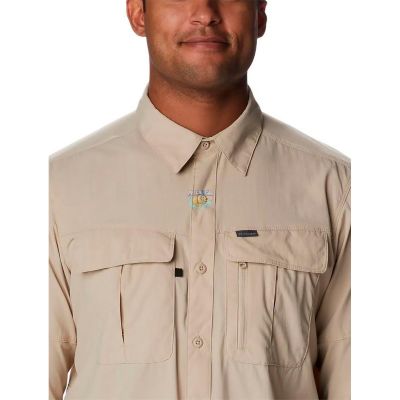 Camisa Columbia M/L Newton Ridge II Caqui G