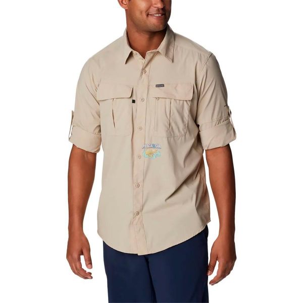 Camisa Columbia  M/L Newton Ridge II Caqui M