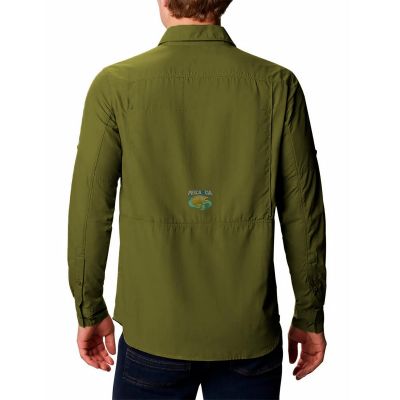 Camisa Columbia Silver Ridge II Stone Green M