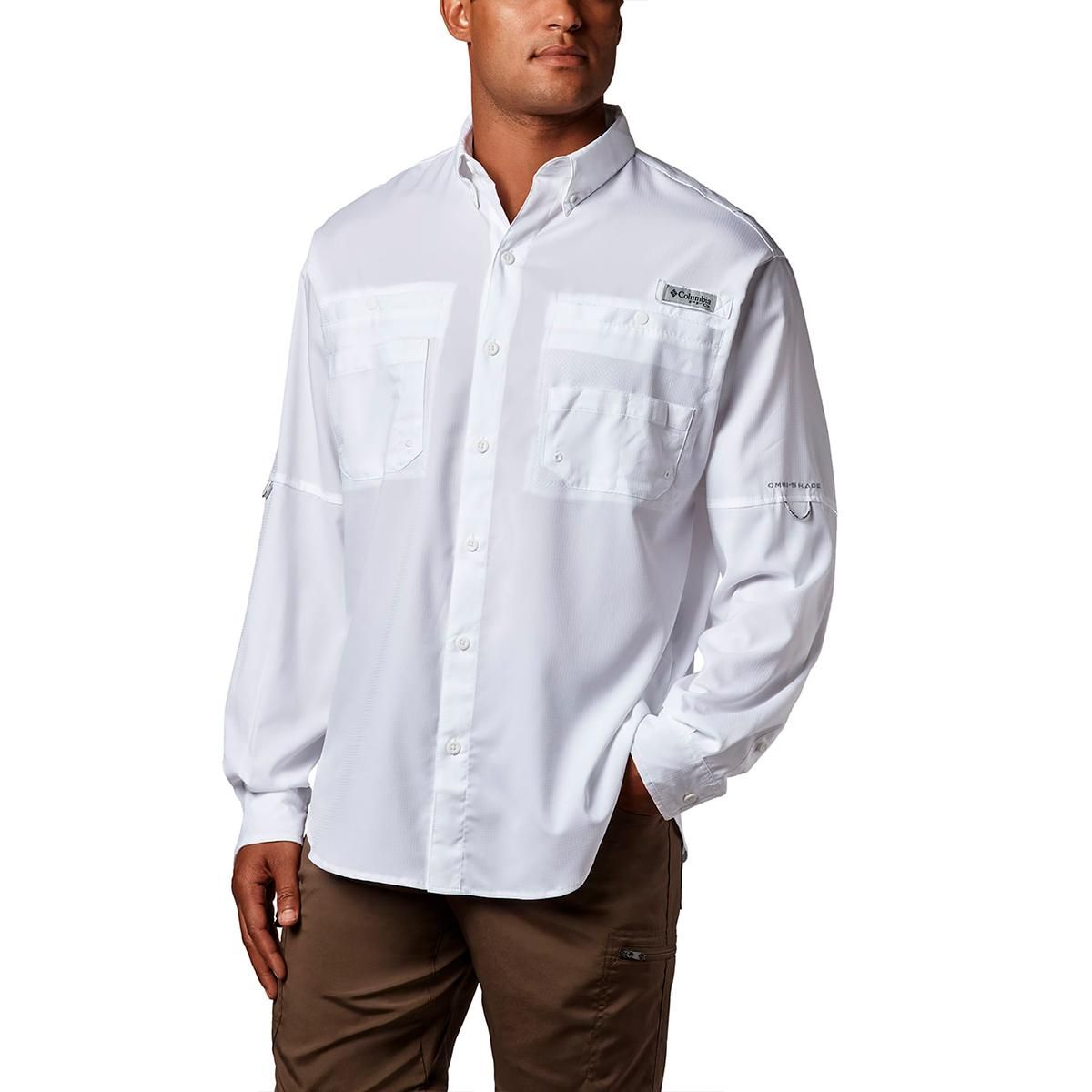 Camisa Columbia Tamiami II Branca Tam.G 