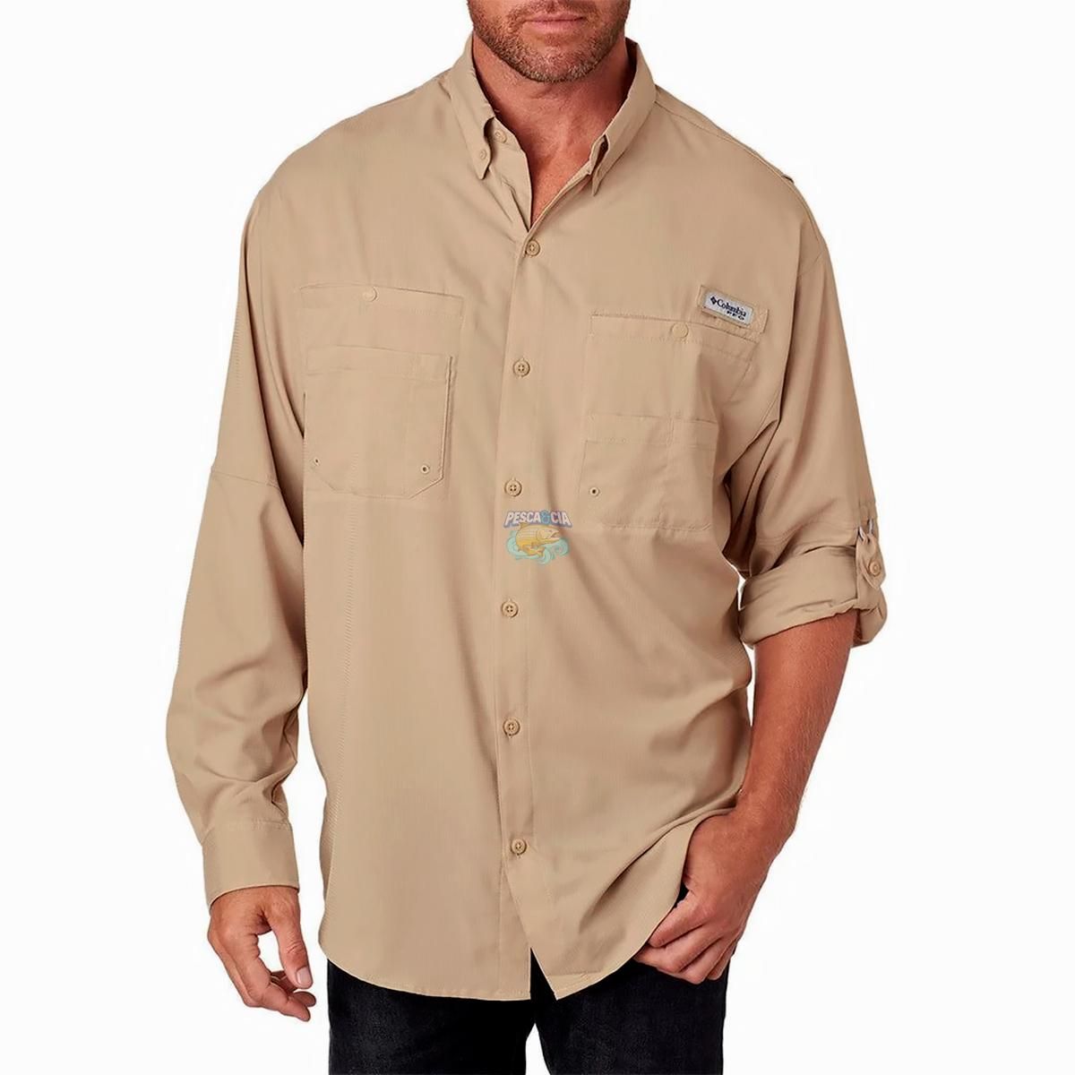 Camisa Columbia Tamiami II Fossil Tam. EGG