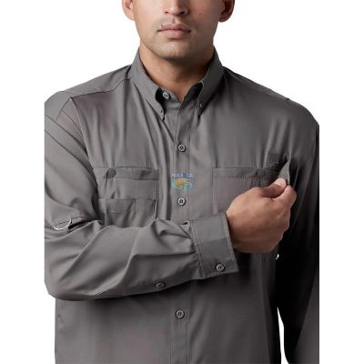 Camisa Columbia Tamiami Ii Preto/cinza G Fm7253