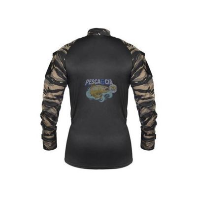 Camisa Combat Shirt Tatica Camo Black Tam P