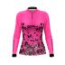 Camisa De Pesca Feminina BRK Rosa COM Borboletas UV50 Tam. Baby Look G