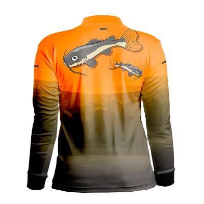 Camisa De Pesca Infantil BRK Pirarara UV50 Tam. G