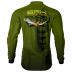 Camisa De Pesca Masculina BRK Verde Tucunaré Azul UV50 Tam. G1