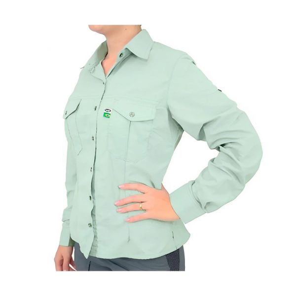 Camisa Feminina Mtk Wind Prata PP