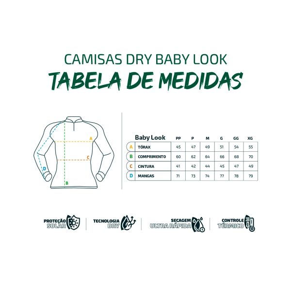 Camisa Presa Viva Baby PV 07 Favo 2 Feminina Tam.M