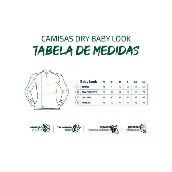 Camisa Presa Viva Baby PV 10 Favo Feminina Tam.M