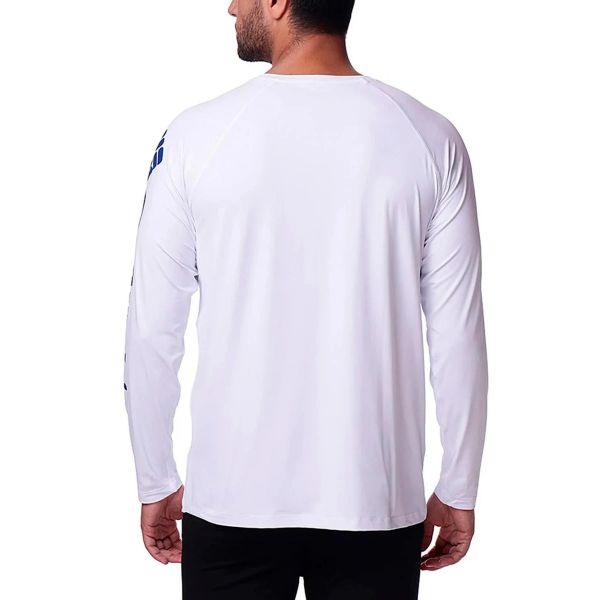 Camiseta Columbia Aurora M/L Branco Tam. EGG 