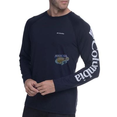 Camiseta Columbia Aurora M/L Preto EEG