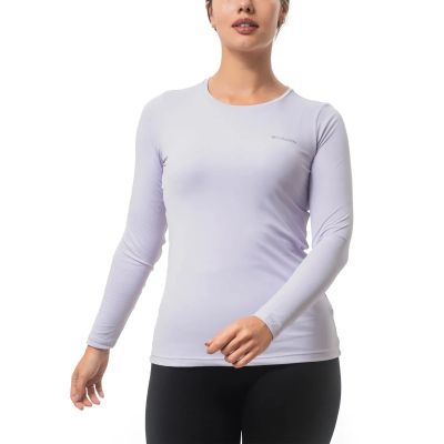 Camiseta Columbia Feminina Neblina M/L Lilas Tam. G