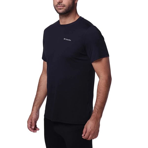 Camiseta Columbia Masculina Neblina M/C Preta Tam. G 