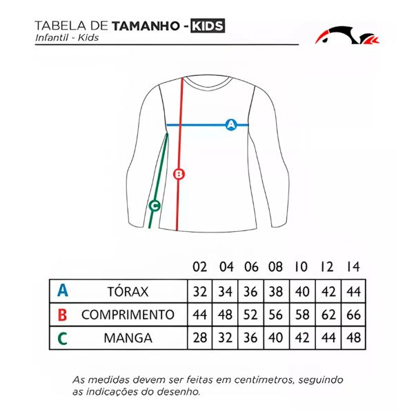 Camiseta Faca Na Rede Masculina Kids Azul CS24 Tam.14