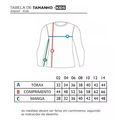 Camiseta Faca Na Rede Masculina Kids Azul CS23 Tam. 02