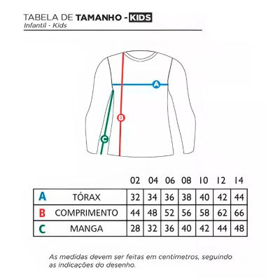 Camiseta Faca Na Rede Masculina Kids Azul CS24 Tam. 10