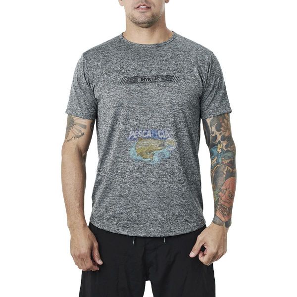 Camiseta Invictus Action Mescla Grafite G