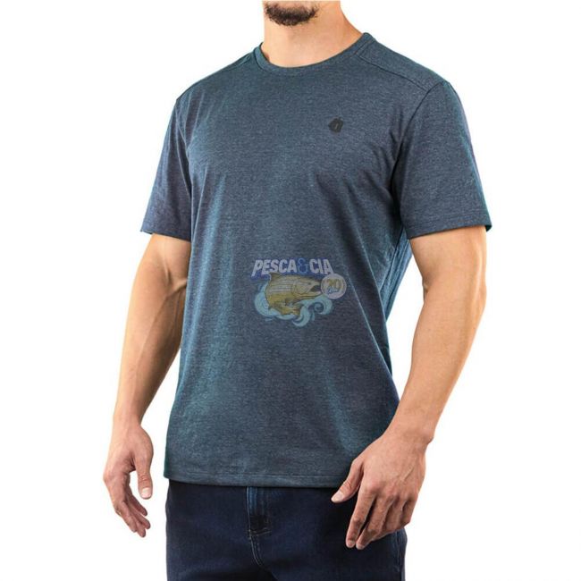 Camiseta T-shirt Invictus Basic Azul Mescla G