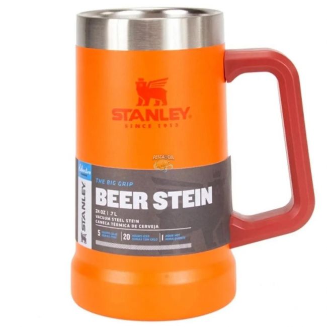 Caneca Term De Cerveja Stanley 709ML - Laranja